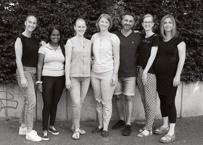 Das Team von der Kinder-Physiotherapie-Praxis Physio Pänz